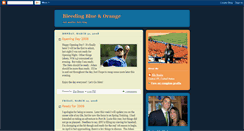 Desktop Screenshot of bleedingblueorange.blogspot.com