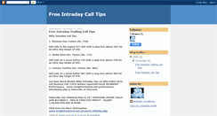 Desktop Screenshot of freeintradaycalltips.blogspot.com