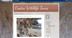 Desktop Screenshot of coateswildlifetours.blogspot.com