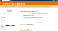 Desktop Screenshot of genealogy-gifts.blogspot.com