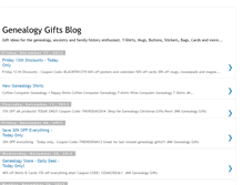 Tablet Screenshot of genealogy-gifts.blogspot.com