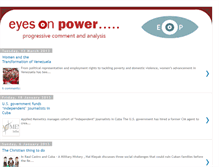 Tablet Screenshot of eyesonpower.blogspot.com