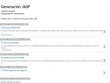 Tablet Screenshot of generacionjasp.blogspot.com