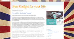 Desktop Screenshot of bestgadgetforyourlife.blogspot.com