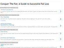 Tablet Screenshot of conquerfatloss.blogspot.com