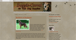 Desktop Screenshot of doggie-corral.blogspot.com