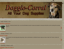 Tablet Screenshot of doggie-corral.blogspot.com