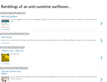 Tablet Screenshot of bblacksunshine.blogspot.com