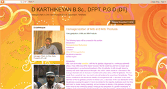 Desktop Screenshot of dkarthikdairy.blogspot.com