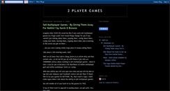 Desktop Screenshot of 2playersportsgames.blogspot.com