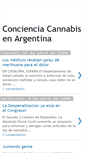 Mobile Screenshot of concienciacannabisargentina.blogspot.com