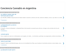 Tablet Screenshot of concienciacannabisargentina.blogspot.com
