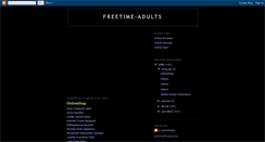 Desktop Screenshot of freetime-adults.blogspot.com