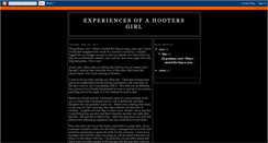 Desktop Screenshot of hootersgirlexperiences.blogspot.com