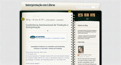 Desktop Screenshot of interpretaremlibras.blogspot.com