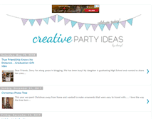 Tablet Screenshot of creativepartyideasbycheryl.blogspot.com