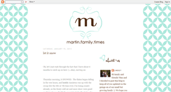 Desktop Screenshot of martinfamilytimes.blogspot.com