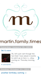 Mobile Screenshot of martinfamilytimes.blogspot.com