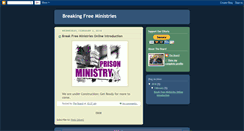 Desktop Screenshot of breakingfreeministries.blogspot.com