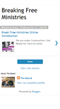 Mobile Screenshot of breakingfreeministries.blogspot.com