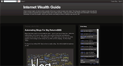 Desktop Screenshot of internetwealthguide.blogspot.com