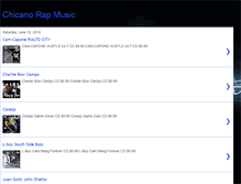 Tablet Screenshot of chicanomusiccds.blogspot.com