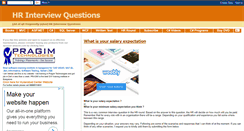 Desktop Screenshot of hrinterviewquestions.blogspot.com