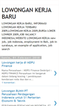 Mobile Screenshot of lowongan-kerjaan-terbaru.blogspot.com