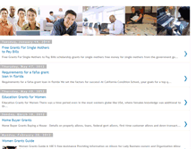 Tablet Screenshot of grantsmoneyforwomen.blogspot.com