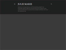 Tablet Screenshot of juliemarieshop.blogspot.com
