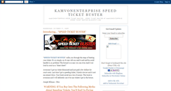 Desktop Screenshot of kamvonenterprisespeedticketbuster.blogspot.com