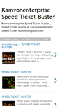 Mobile Screenshot of kamvonenterprisespeedticketbuster.blogspot.com