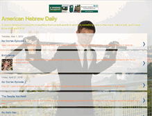Tablet Screenshot of americanhebrewdaily.blogspot.com