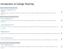 Tablet Screenshot of introtocollegeteaching.blogspot.com