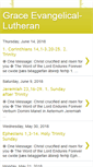 Mobile Screenshot of graceevlutheran.blogspot.com