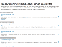 Tablet Screenshot of jualrumahbandung.blogspot.com