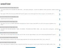Tablet Screenshot of oneoaktree.blogspot.com