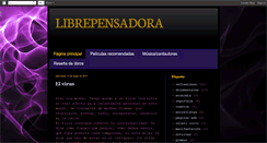 Desktop Screenshot of lalibrepensadora.blogspot.com