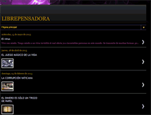 Tablet Screenshot of lalibrepensadora.blogspot.com