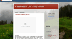 Desktop Screenshot of caddiemastergolftrolleyreview.blogspot.com