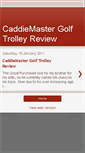 Mobile Screenshot of caddiemastergolftrolleyreview.blogspot.com