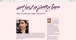 Desktop Screenshot of notjustaprettyfacebeauty.blogspot.com