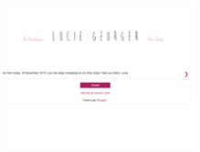 Tablet Screenshot of lucie-illustrations-boutique.blogspot.com