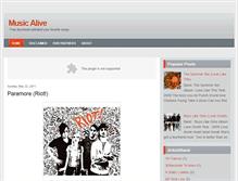 Tablet Screenshot of musiekalive.blogspot.com