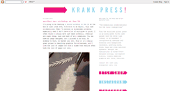 Desktop Screenshot of krankpress.blogspot.com