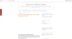 Desktop Screenshot of feedintariffnews.blogspot.com