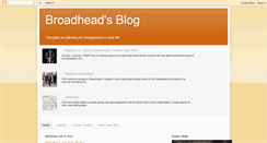 Desktop Screenshot of broadheads.blogspot.com