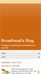 Mobile Screenshot of broadheads.blogspot.com