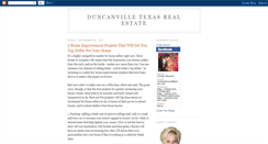 Desktop Screenshot of duncanvilletexasrealestate.blogspot.com