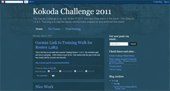 Desktop Screenshot of kokoda2011.blogspot.com